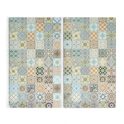 Abbildung von Zeller Present Schneide und Abdeckplatte &quot;Mosaik&quot;, (Set, 2 tlg.)