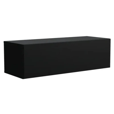 Abbildung von meble masztalerz TV Hängeschrank Schwarz Matt 100 cm, Lowboard, Schrank, Wohnzimmer Möbel