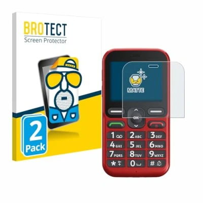 Abbildung von BROTECT Entspiegelungs Schutzfolie für Doro Leva L10 (2 Stück) Matte Displayschutz Folie, Anti Reflex, Fingerprint