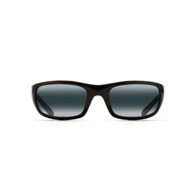 Abbildung von Maui Jim Stingray Gloss Black/Neutral Grey POLARIZED Sunglasses (MJ 103 02 56)