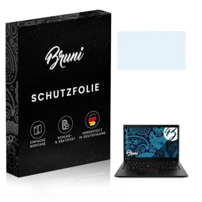 Abbildung von Bruni Schutzfolie kompatibel mit Lenovo ThinkPad T14s Folie, glasklare Displayschutzfolie (2X)