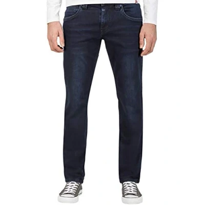 Abbildung von Timezone Herren EduardoTZ Slim Jeans, Blau (Black Blue wash 3299), 29W / 32L