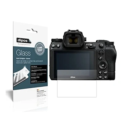 Abbildung von dipos I 2X Displayschutz matt kompatibel mit Nikon Z7 II Schutzfolie 9H Anti Shock