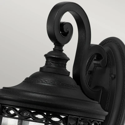 Abbildung von Feiss FE EB2 L BLK Wandleuchte English Bridle 3xE14 H:62,2 L:32,5 B:26,7 IP44