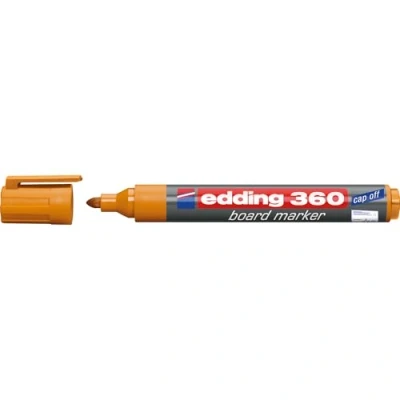 Abbildung von edding 360 Whiteboardmarker orange 1 Whiteboard Stift Rundspitze 1,5 3 mm Boardmarker abwischbar für Whiteboard, Flipchart, Magnettafel, Pinnwand, Memoboard Sketchnotes