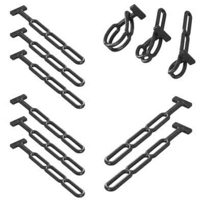 Abbildung von APT 8X Gummi Spannring verstellbar Gummistroppe dreistufig 280 mm Stroppe für Anhängerplanen Gummispanner Planenspanner