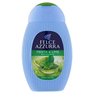 Abbildung von Felce Azzurra Duschgel Mint &amp; Lime mit einer frischen Note der Limette, 250 ml