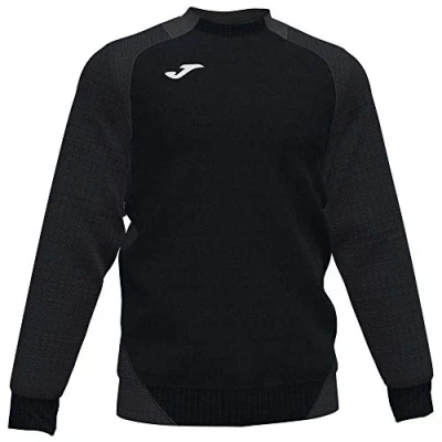 Abbildung von Joma Herren Essential II Sweatshirts, Schwarz/Anthrazitgrau, S