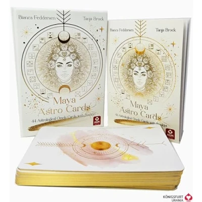 Abbildung von Maya Astro Cards: 44 astrological oracle cards with booklet