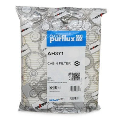 Abbildung von PURFLUX AH371 Innenraumfilter Pollenfilter 195 188 30 FIAT: 500 Schrägheck, C Cabrio, Panda III ABARTH: / 595 695 Schrägheck