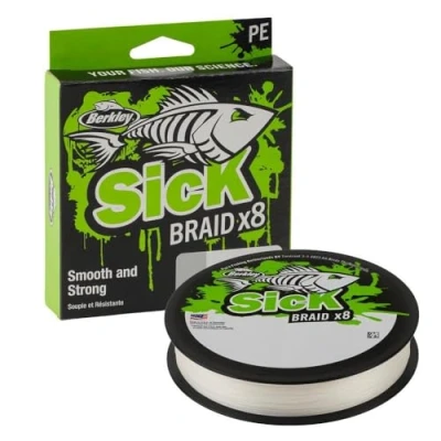 Abbildung von Berkley Sick Braid White Geflochtene Schnur 0.12mm (11.2kg) (300m)