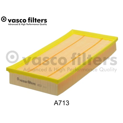 Abbildung von DAVID VASCO A713 Luftfilter 50 185 365 rechteckig Filtereinsatz VOLKSWAGEN: Golf 4 Schrägheck, Variant, Bora Limousine, AUDI: A3 Schrägheck