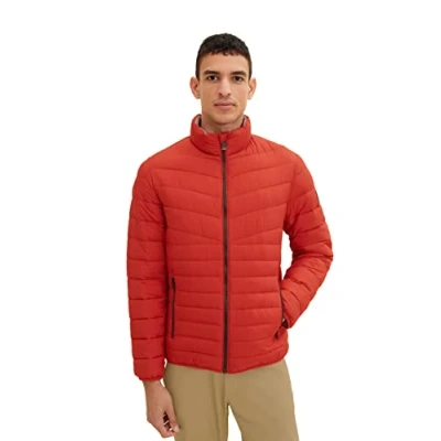 Abbildung von TOM Tailor Lightweight Jacket Winterjacke, Herren, Größe: Large, Rooibos orange