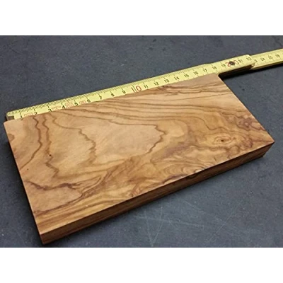 Abbildung von D.O.M. Rohholz Olivenholz Kanteln 170 x 80 18 mm