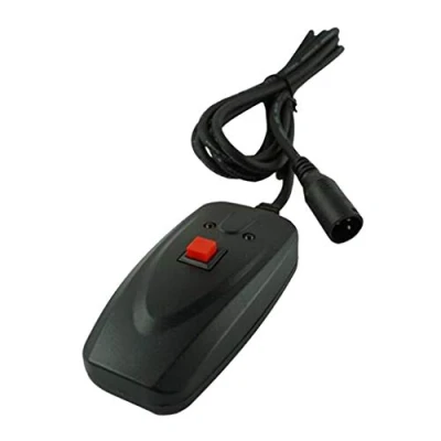 Abbildung von perfeclan Remote Control Tragbare 3Pins für 400w 900w 1500w Nebelmaschine, Halloween, Weihnachten, Hochzeitsfeiern, Bühnenauftritte, Schwarz