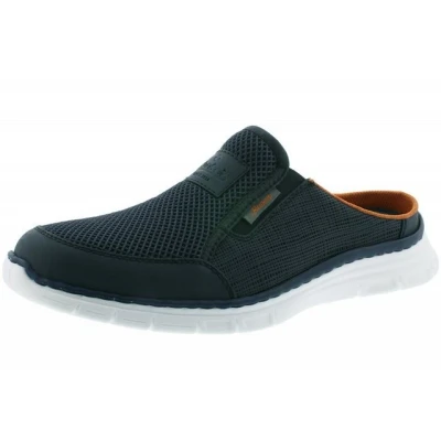 Abbildung von Rieker Pantolette flach, Herren, Größe: 43, Blau Schuhe