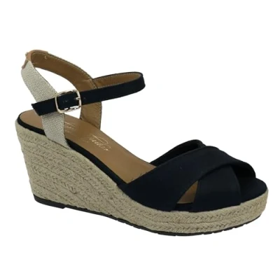 Abbildung von TOM Tailor Espadrille, Damen, Größe: 39, Navy Schuhe