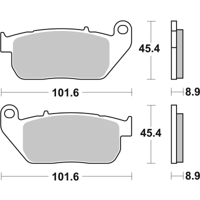 Abbildung von Bremsbelagsatz LUCAS TRW MCB753SV