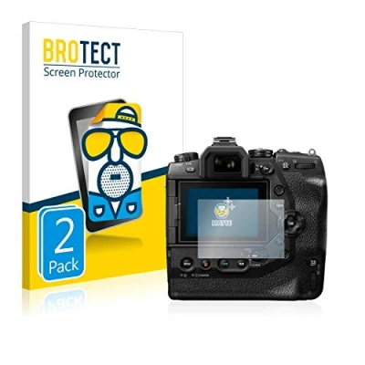Abbildung von BROTECT Entspiegelungs Schutzfolie für Olympus OM D E M1X (2 Stück) Matte Displayschutz Folie, Anti Reflex, Fingerprint