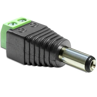 Abbildung von DELOCK Adapter Terminalblock &gt; DC 2,1 x 5,5 mm Stecker 2 teilig