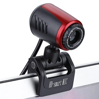 Abbildung von Richer R HD Webcam, USB PC Webcam Web Cam Camera,Horizontal 360 Drehen 2.0 Webkamera mit Digital Mikrofon für Laptops Desktop Videotelefonie MSN/Yahoo/Skype usw.