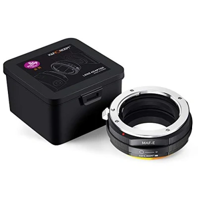 Abbildung von K&amp;F Concept M22105 Minolta(AF) NEX Hochpräziser Adapterring Objektivadapter Adapter Ring Objektiv für auf Sony E Mount Systemkamera