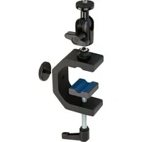 Abbildung von Elgato Heavy Clamp Profi Halterung mit Kugelgelenkkopf und Vier ¼ Gewinden, ultrasicher robust, Befestigung an Schreibtisch, Regal, Stangen, perfekt für Kameras, Lampen, Blitzlichter mehr
