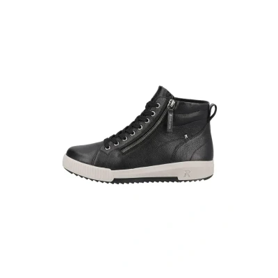 Abbildung von Rieker Evolution Damen Low Top Sneaker W0164, Frauen Halbschuhe, lose Einlage,Freizeitschuhe,Turnschuhe,Laufschuhe,schwarz (00),42 EU / 8 UK
