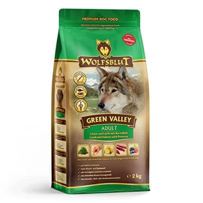 Abbildung von Wolfsblut Green Valley 2 kg Lamm und Lachs Trockenfutter Hundefutter Getreidefrei