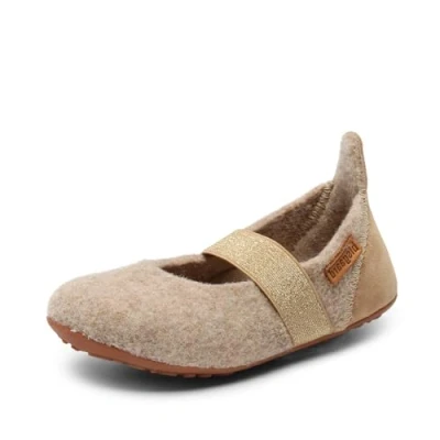 Abbildung von Bisgaard Hausschuh &quot;bisgaard ballet wool&quot;, Ballerina, Schlupfschuh mit praktischem Gummizug