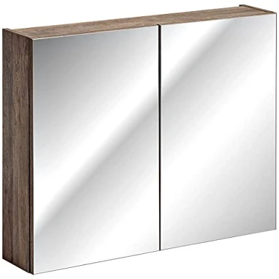 Abbildung von Lomadox Badezimmer Spiegelschrank 80cm in Vintage Oak Nb., B/H/T ca. 80/65/16 cm