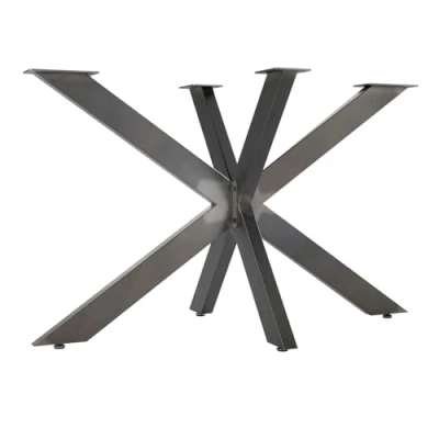 Abbildung von SOTECH Tischgestell Spider/Schwerlast Tisch Beine aus Stahl in Vintage Look/Tisch Füße, Höhe: 710 x Breite: 680 Länge: 1200 mm/Einfache Montage/Tisch Kufen für DIY Projekte Esstische