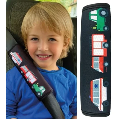 Abbildung von Nackenstützkissen HECKBO Auto Gurtschoner Design 1er Pack,