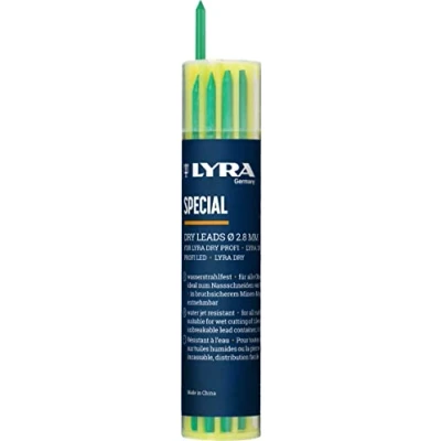 Abbildung von LYRA Dry Ersatzminen Spezial, Kunststoffdöschen, rund, Mine 2,8 x 100 mm, farbig sortiert, 12 Stück