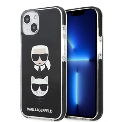 Abbildung von KARL LAGERFELD KLHCP13MTPE2TK Hülle für iPhone 13 6,1&quot; hardcase schwarz/Black Ka