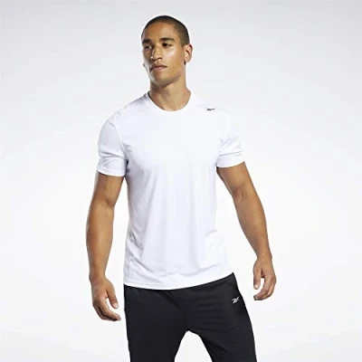 Abbildung von Reebok Herren Wor Comm Ss Tech Tee, White, FP9097, Gr. XS