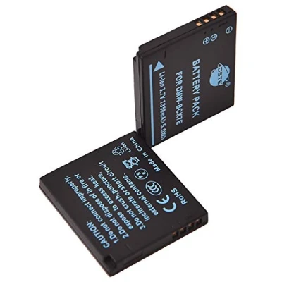 Abbildung von DSTE 2PCS DMW BCK7 BCK7E Li Ion Akku Kompatibel mit Panasonic DMC FH5 FH6 FH7 FH8 FH25 FH27 FP5 FP7 FS16 FS18