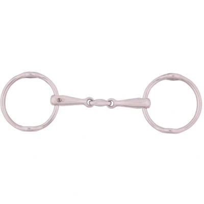Abbildung von BR Double Broken Gag Clip aus massivem Edelstahl 18mm 13,5 RVS Grau