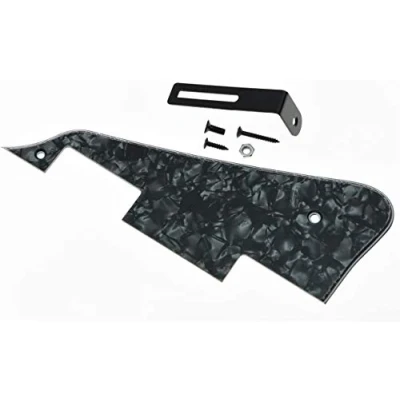 Abbildung von Dopro Black Pearl LP Gitarre Schlagbrett mit schwarzer Halterung für Epiphone Les Paul