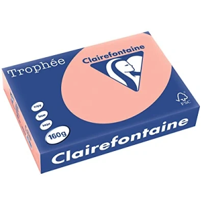 Abbildung von Clairefontaine Kopierpapier Trophee A4 160g/qm VE=250 Blatt pfirsich