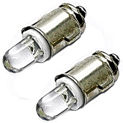 Abbildung von LED Mafia 2x BA7S 6V weiß blau rot grün gelb Halogen Tachobeleuchtung Tacho Instrumentenbeleuchtung (weiß)