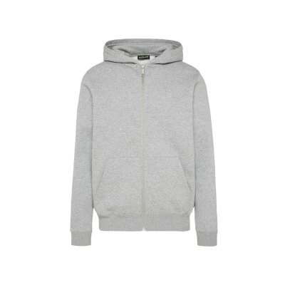 Abbildung von HARLEM SOUL Herren Zipper Hoodie MAD RID Kapuzenjacke mit Reißverschluss für Männer Grey Melange L