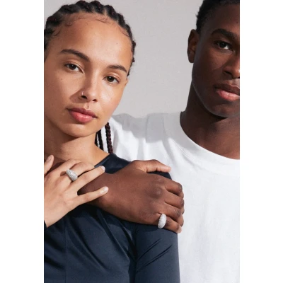 Abbildung von Pilgrim FOCUS Kristall Ring versilbert