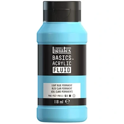 Abbildung von Basics fluid 118ml light blue permanent row 770