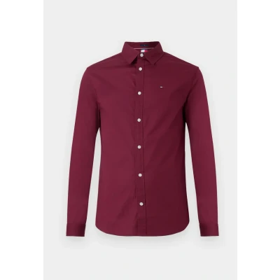 Abbildung von Tommy Jeans Original Shirt Hemd, Herren, Größe: 52, Red wine