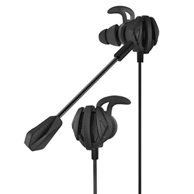 Abbildung von Gaming Headset, PC Headset In Ear Kopfhörer mit Dual Mic für PS4 Xbox One Laptop Mac Schwarz