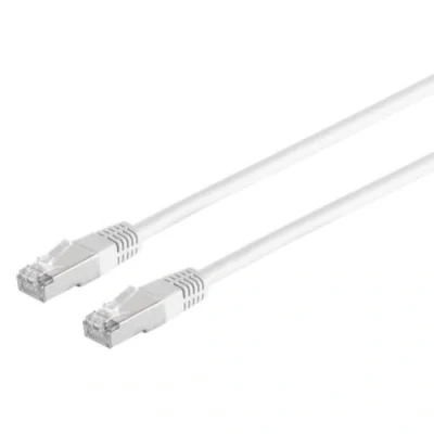 Abbildung von AC Sat Corner LAN Kabel RJ45 Netzwerkkabel Patchkabel CAT 5e Weiß 50 Meter