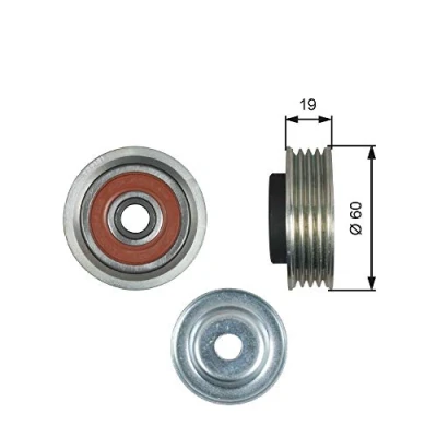 Abbildung von GATES T39181 Spannrolle FleetRunner Micro V Stretch Fit SUZUKI: SWIFT 3, Jimny SUV, SX4 I Schrägheck, SUBARU: JUSTY 3
