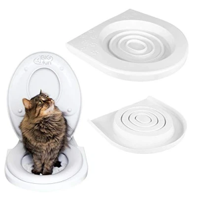Abbildung von 4BIG.fun Katzentoilette Toilettenaufsatz Trainingssystem, Trainingssystem