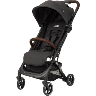 Abbildung von Novi Baby® Sky Buggy Schwarz zusammenklappbar Inklusive Becherhalter Regenschutz
